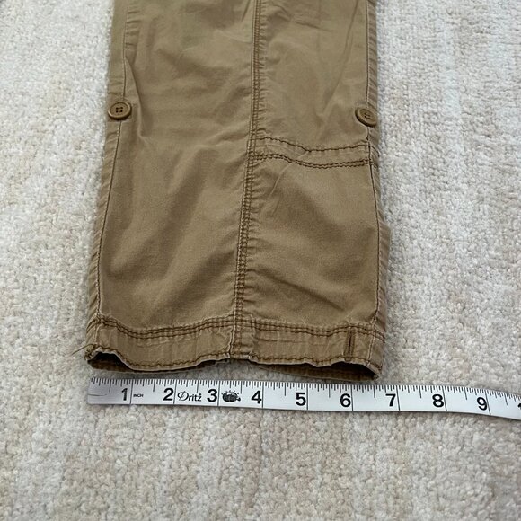 3 for $6 Calvin Klein Jeans Tan Crop Cargo Pants - Picture 6 of 12